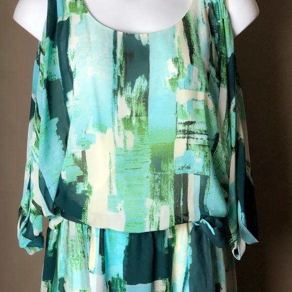 DKNYC Cold Shoulder Dress Plus Size 3X - Picture 2 of 3